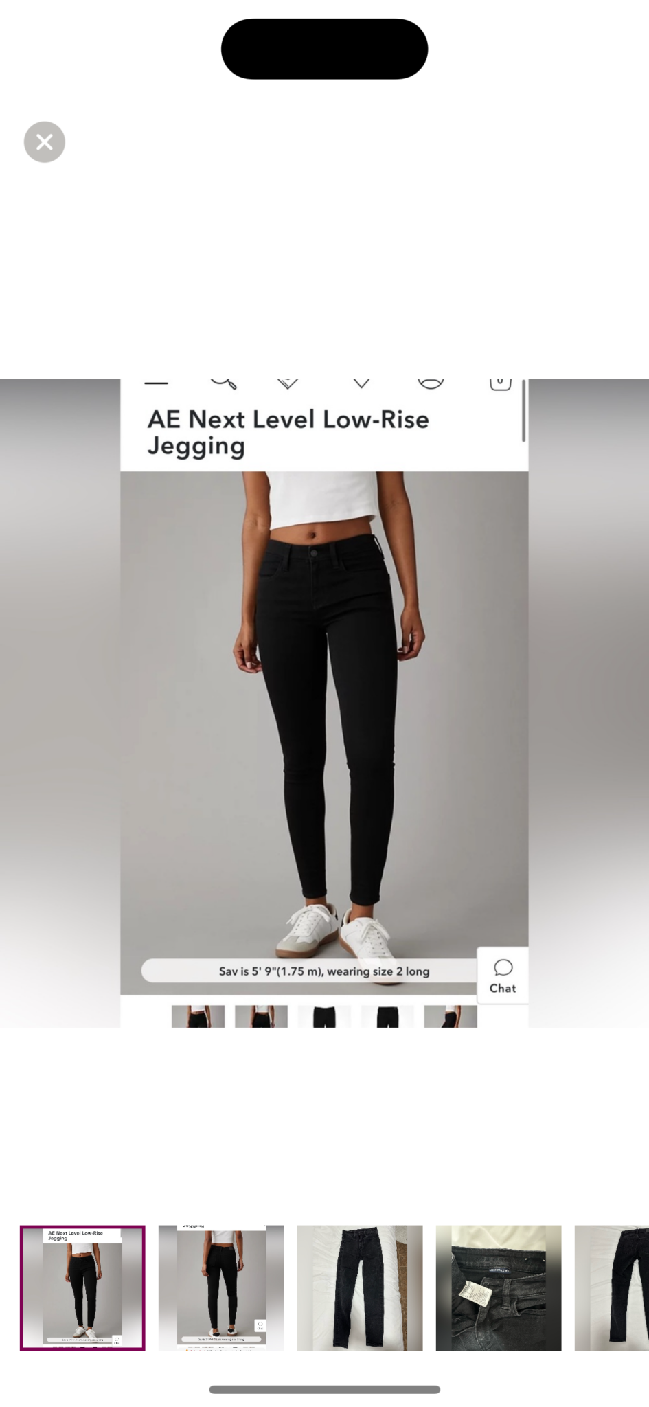 Featured image for American Eagle Jeans de type « Jegging » à taille basse modèle :Next Level