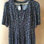 Featured thumbnail for Mid-length floral dress vintage prairie dress