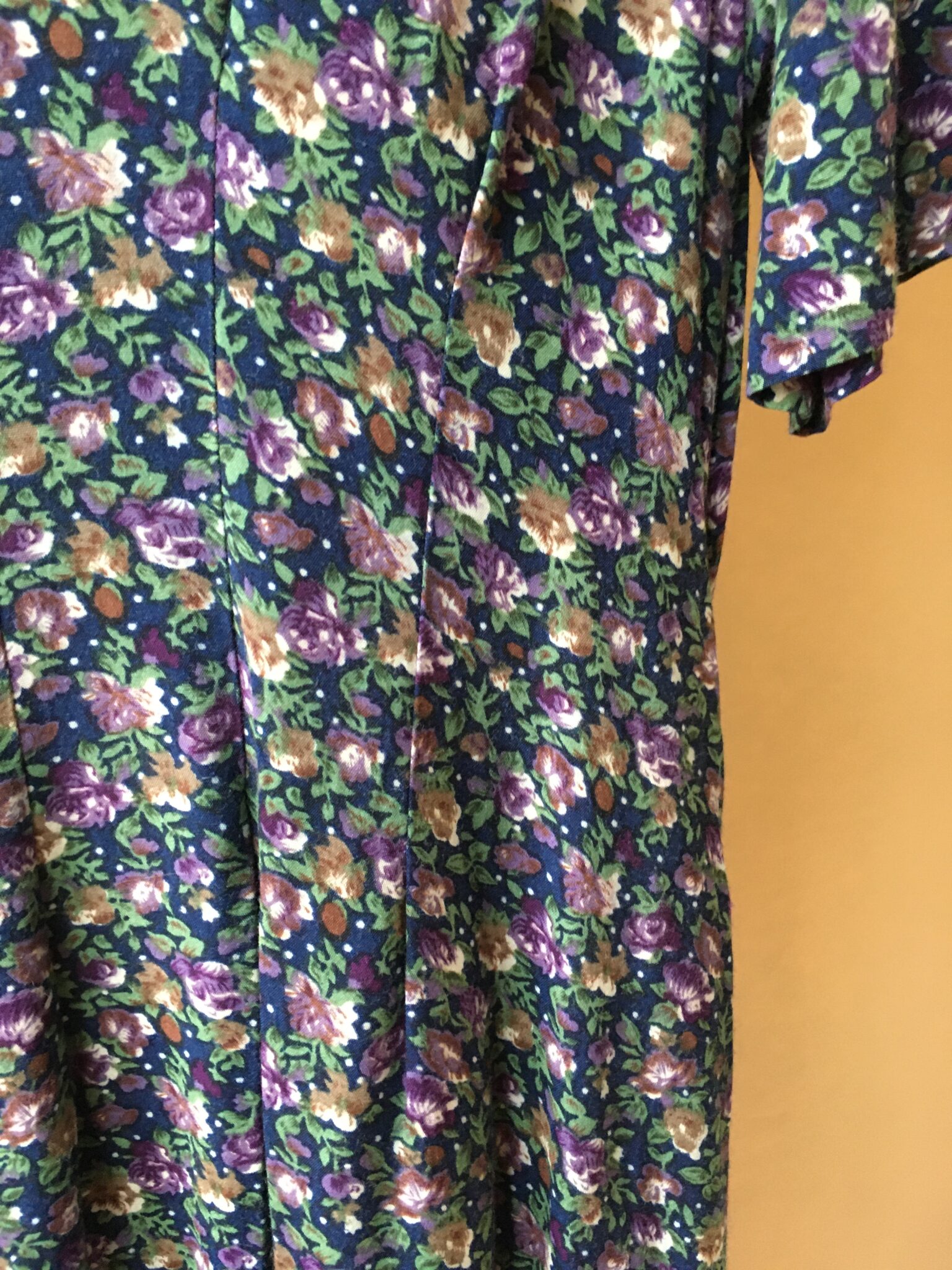 Image for Mid-length floral dress vintage prairie dress