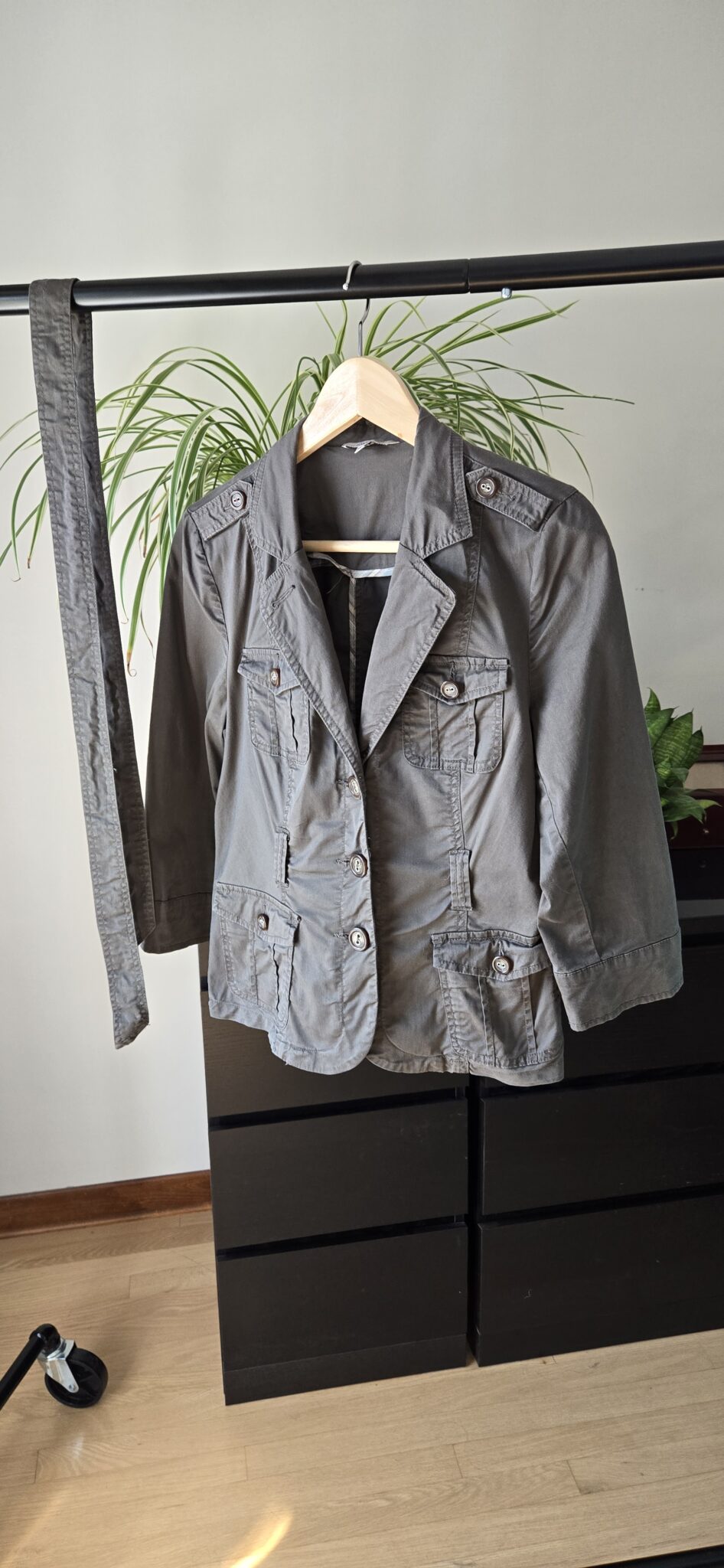 Image for Veste Vert Kaki - Ruban à la taille