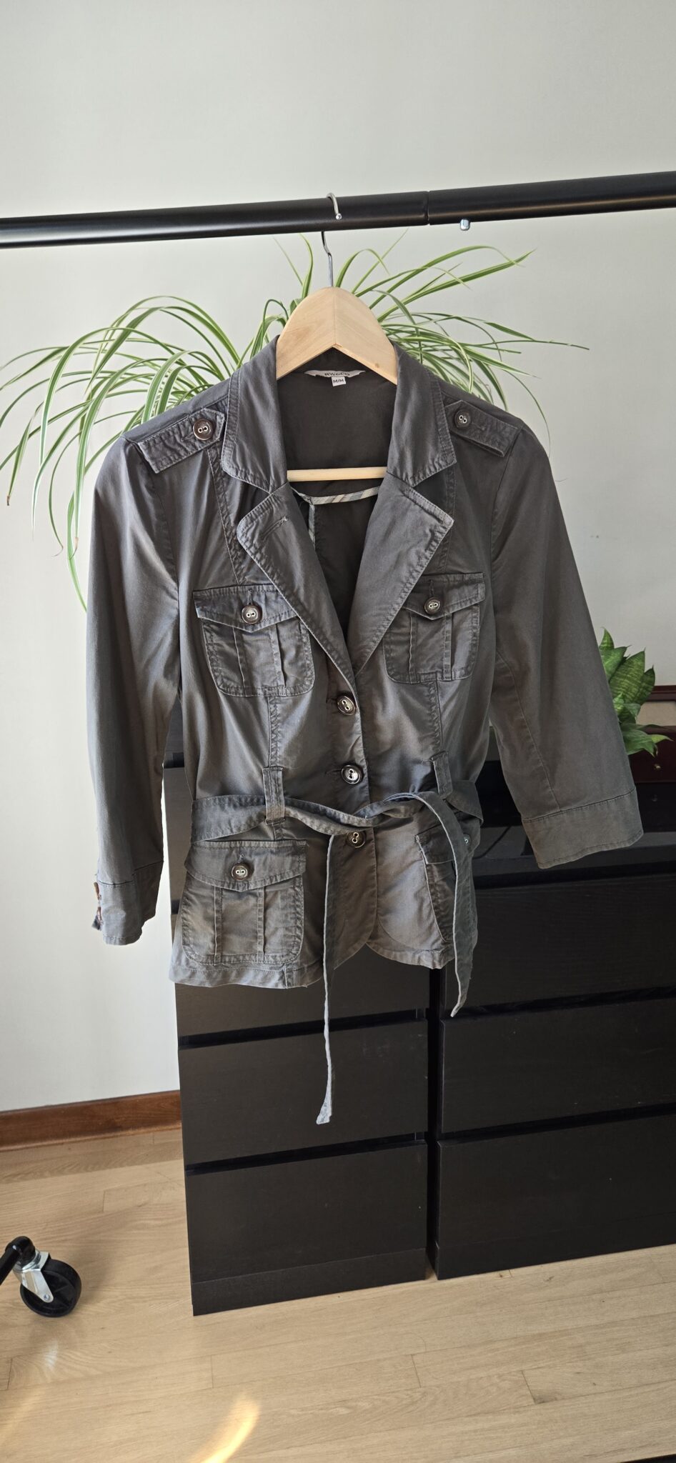 Image for Veste Vert Kaki - Ruban à la taille