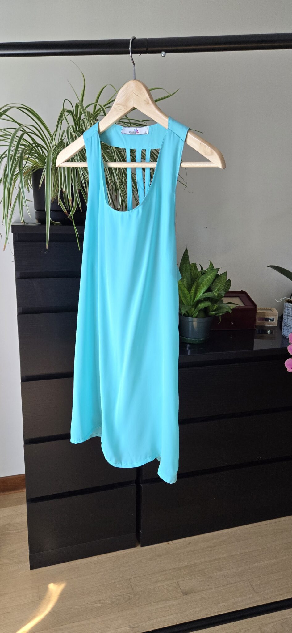 Featured image for Camisole turquoise , dos nageur design