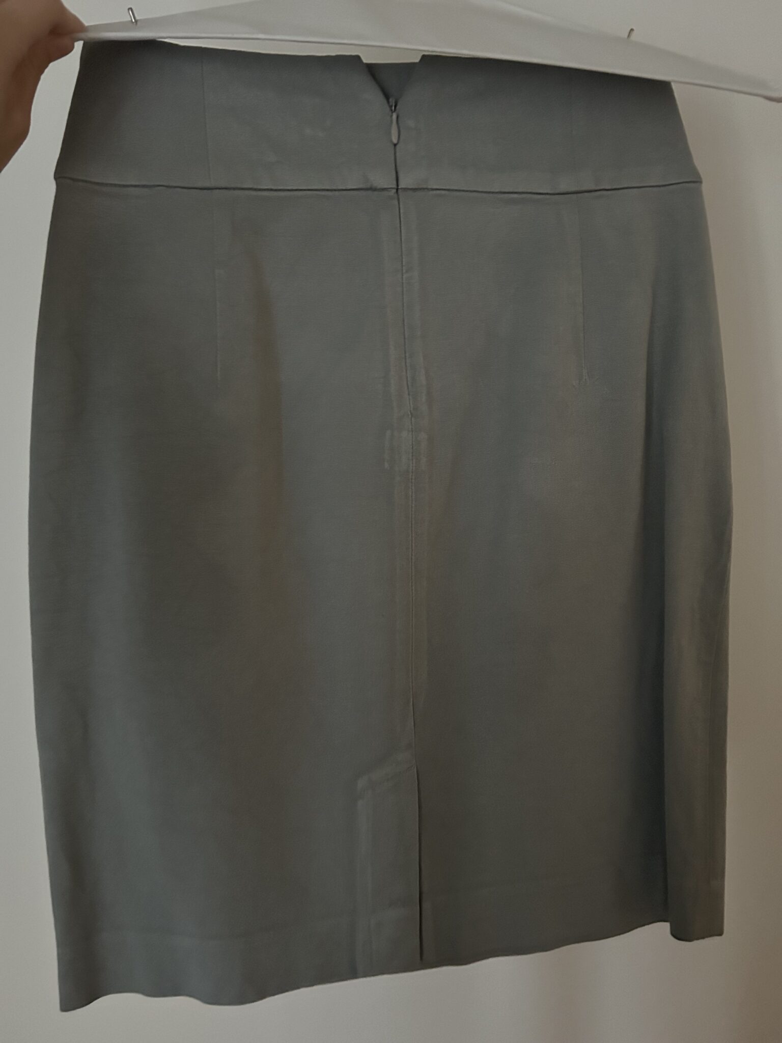 Image for Light grey pencil skirt
