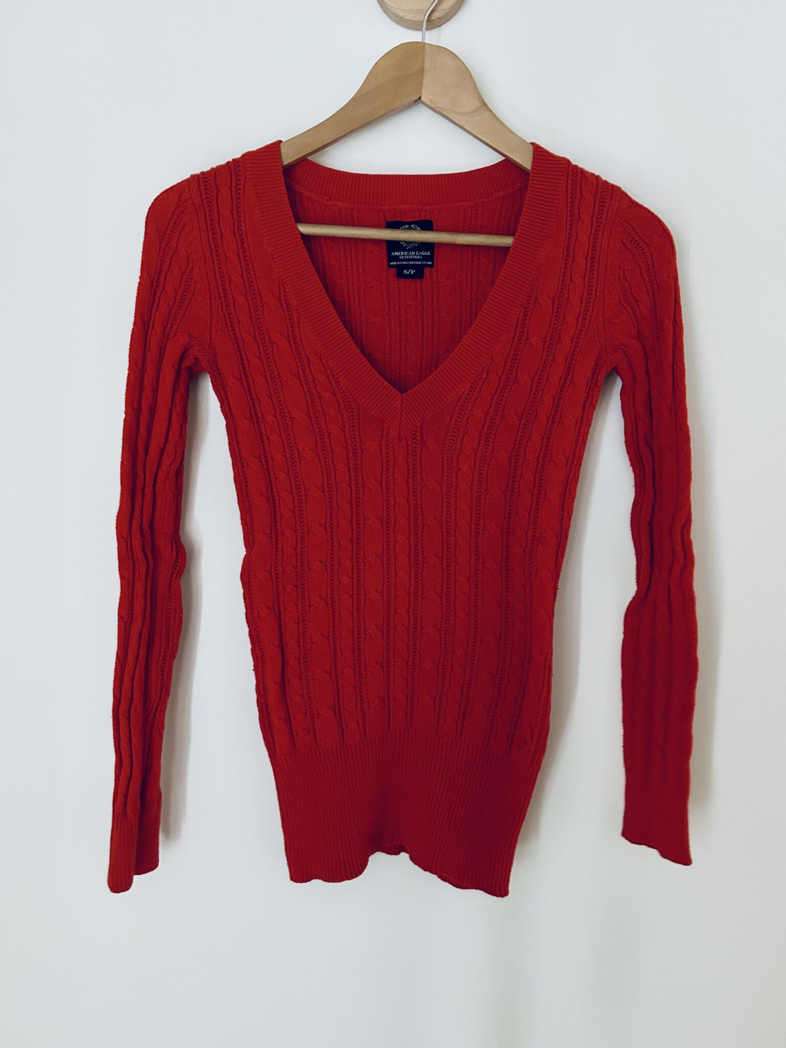Image for Bright red jumper