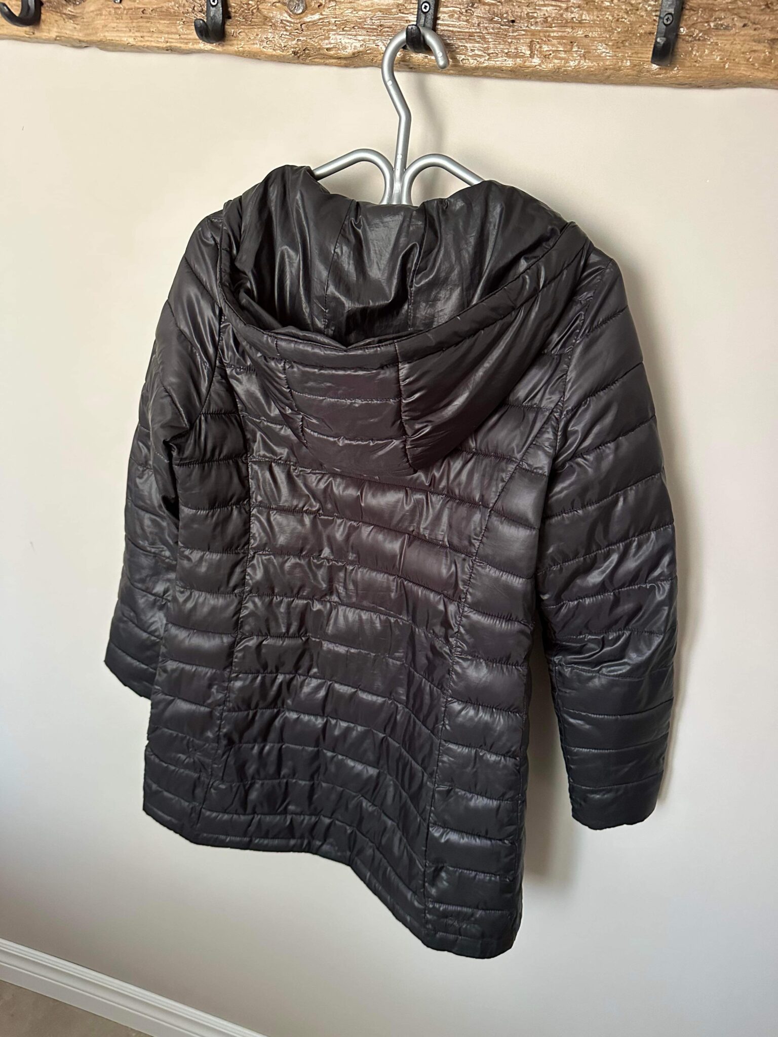 Image for Manteau noir mi-saison femme