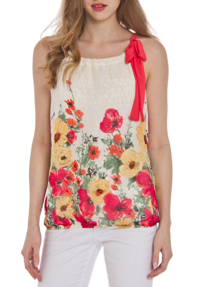 Image for Camisole jaune pâle avec ruban comme bretelles