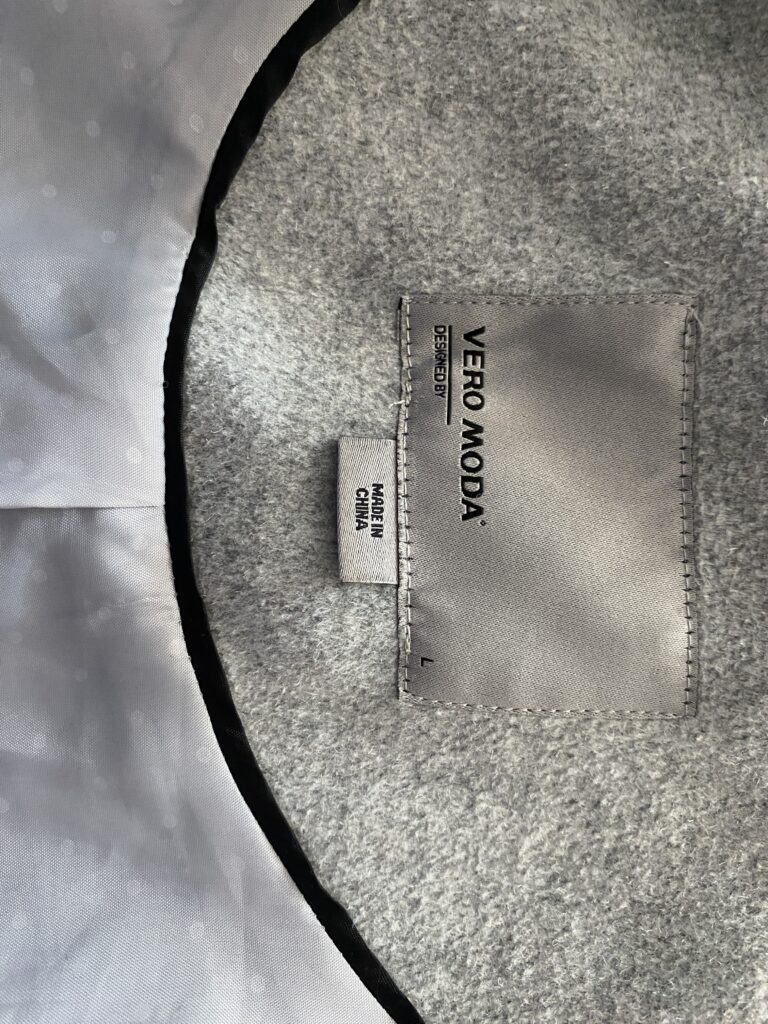 Image for Manteau gris pâle en laine