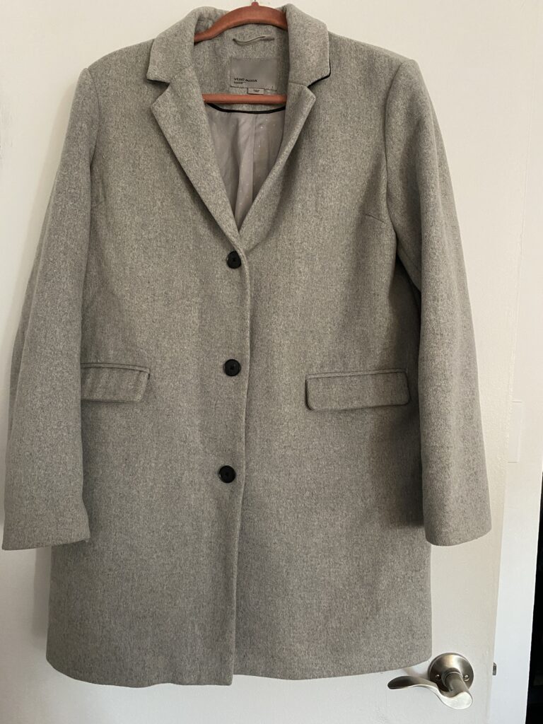 Image for Manteau gris pâle en laine