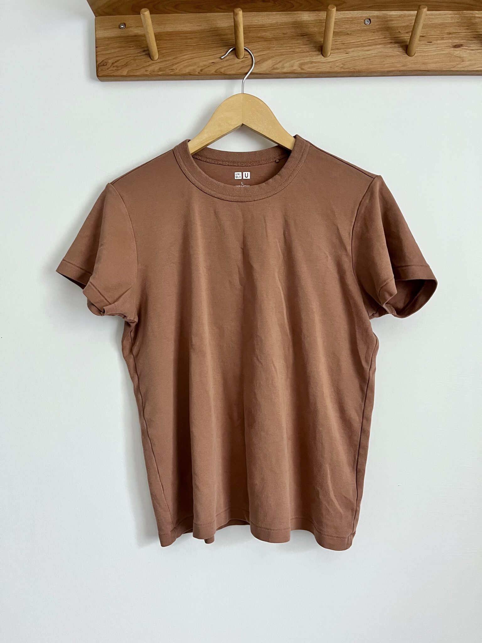 Image for UNIQLO 100% cotton salmon T-Shirt (M)