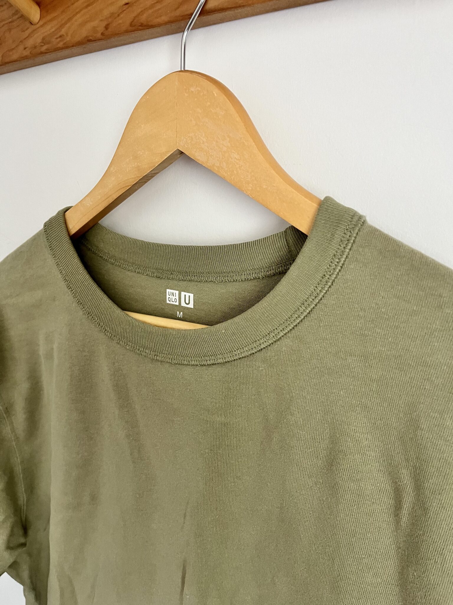 Image for Unisex T-shirt 100% green cotton UNIQLO (M)