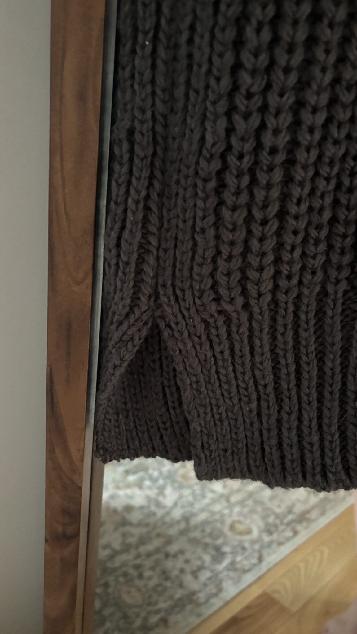 Image for Veste en tricot gris foncé