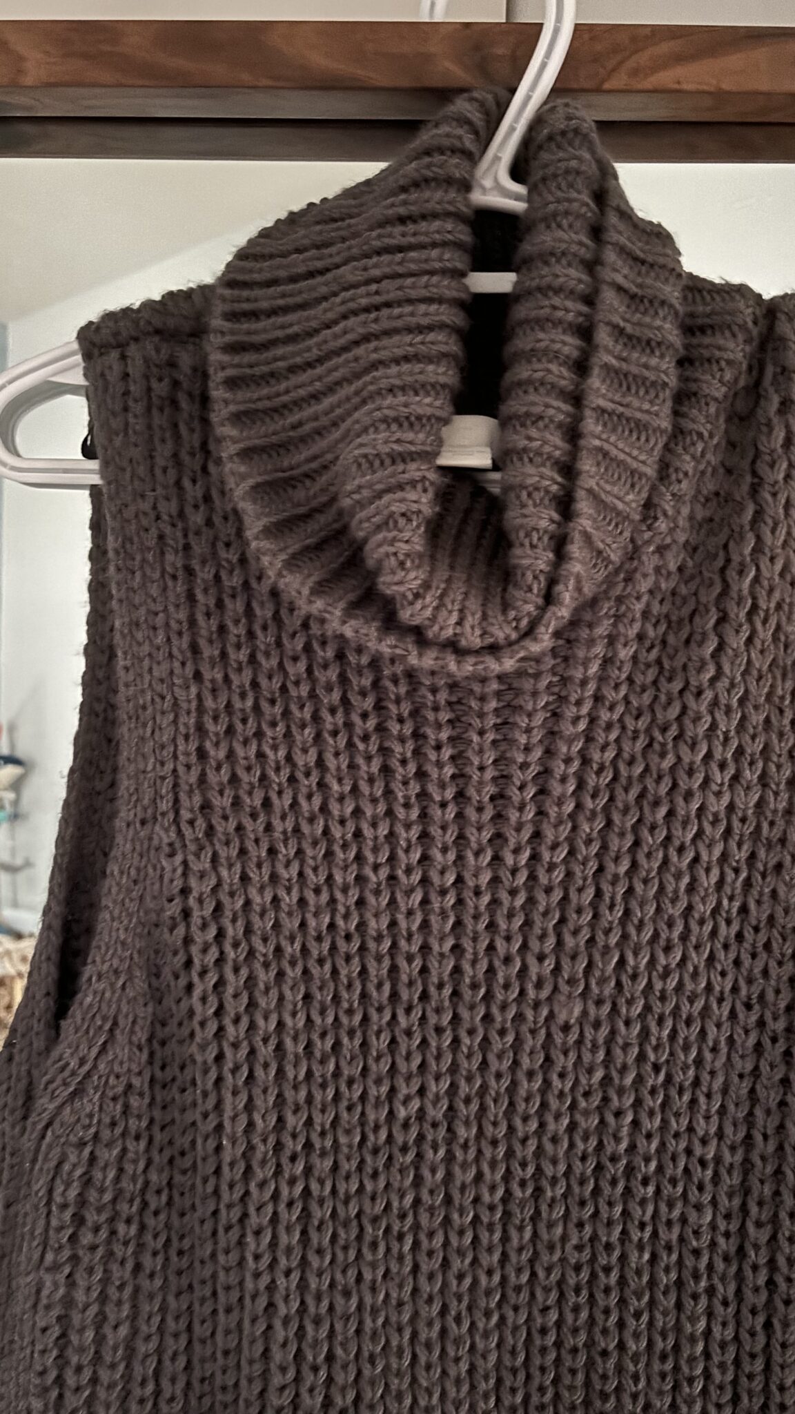 Image for Veste en tricot gris foncé