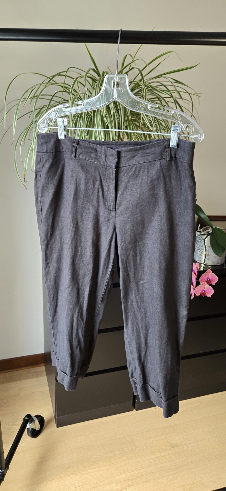 Featured image for Pantalon 3/4 Brun - Lin