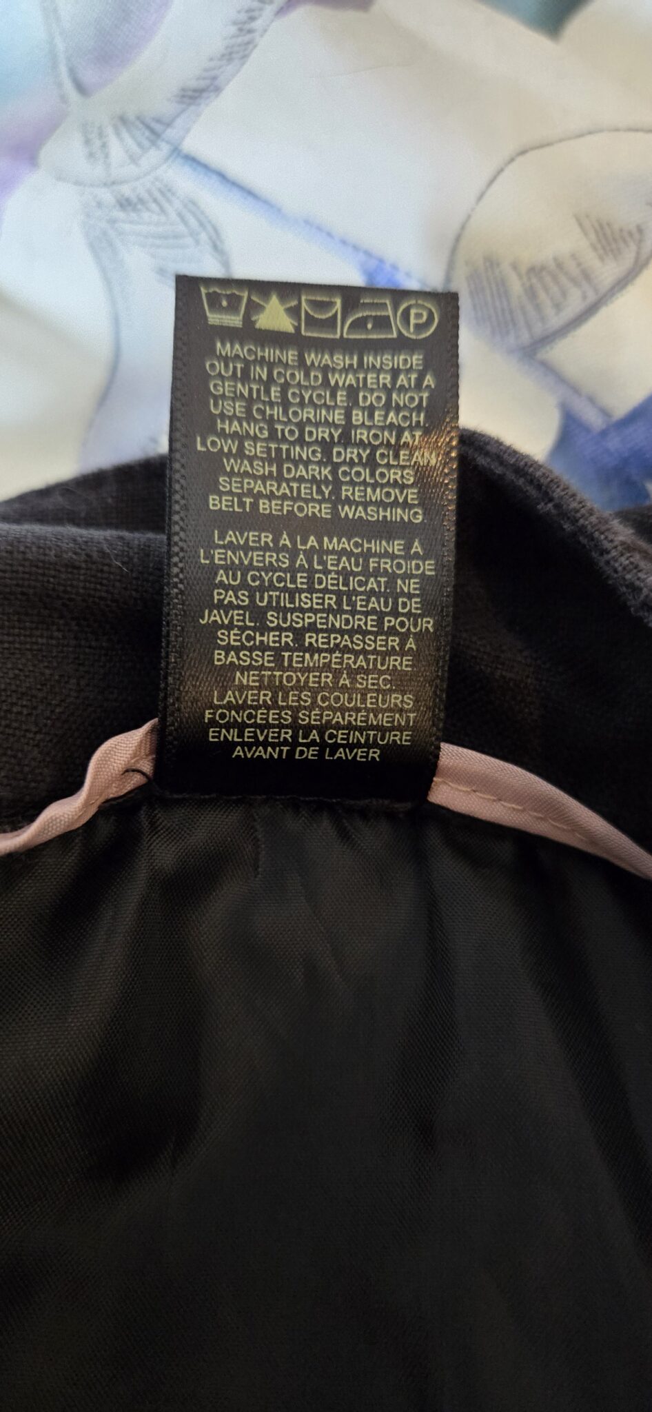 Image for Pantalon 3/4 Brun - Lin