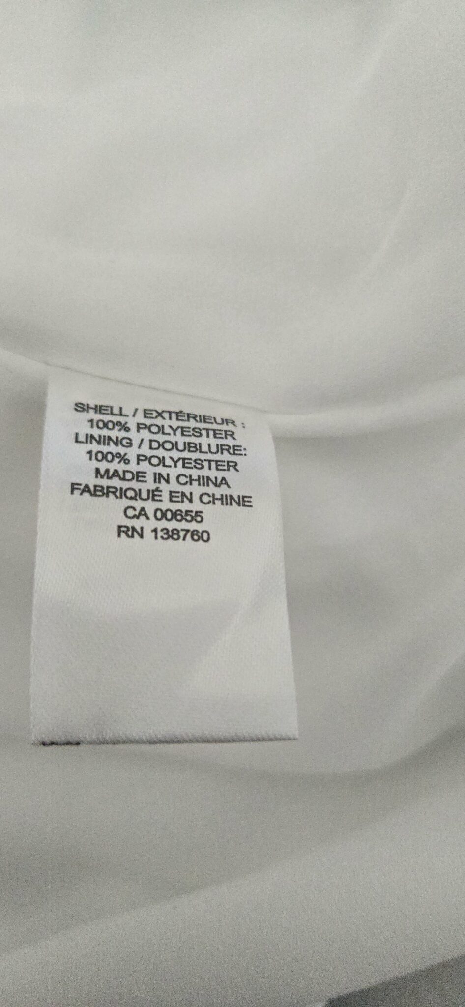Image for Camisole blanche doublée