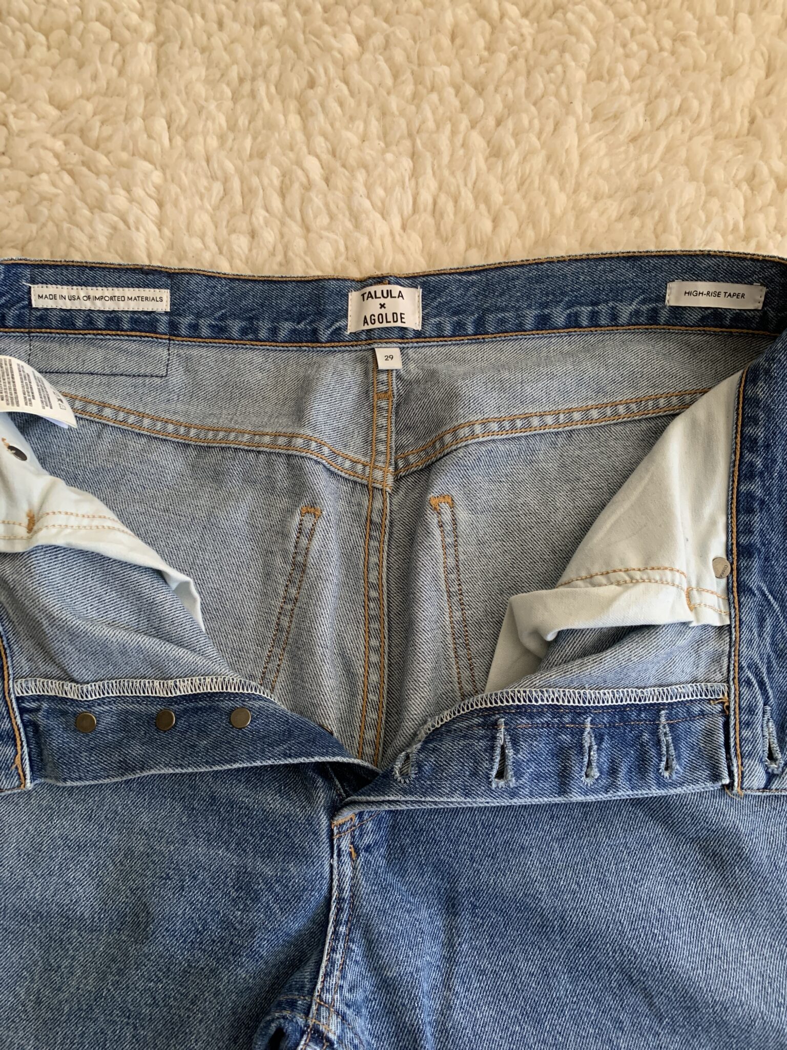 Image for Jeans Agolde High-Rise Taper