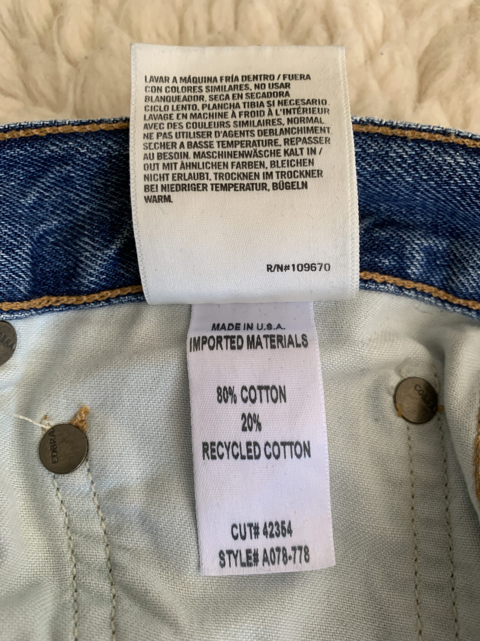 Image for Jeans Agolde High-Rise Taper