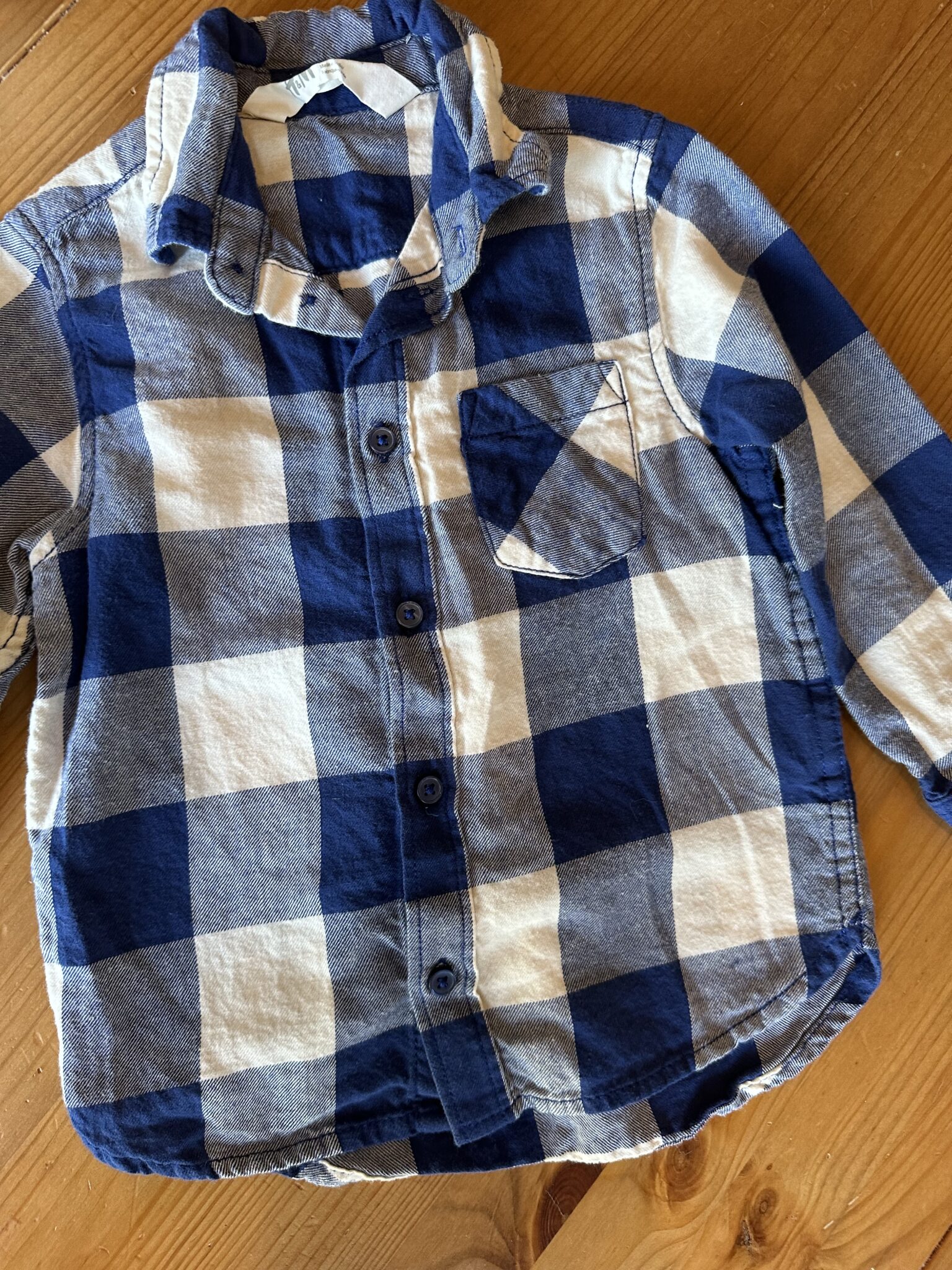 Image for Chemise à carreaux bleu et blanc