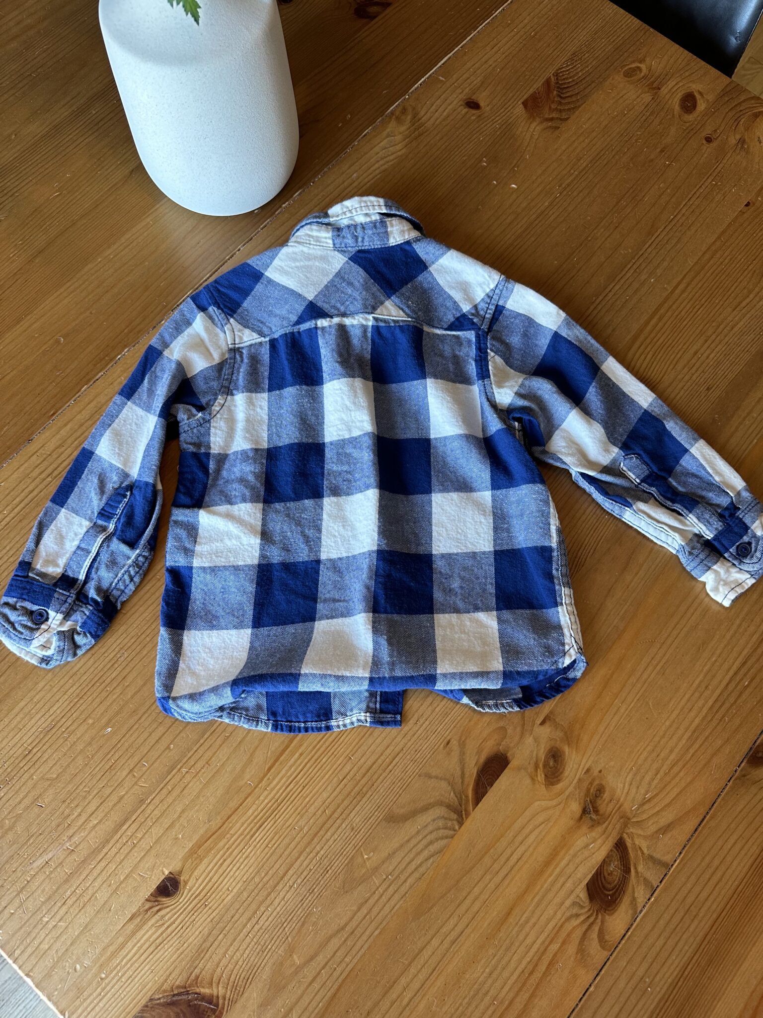 Image for Chemise à carreaux bleu et blanc
