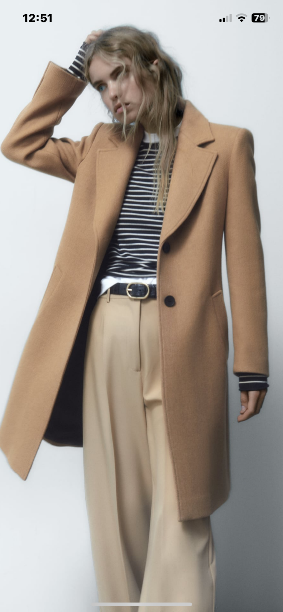 Image for Manteau mi-saison en lainage