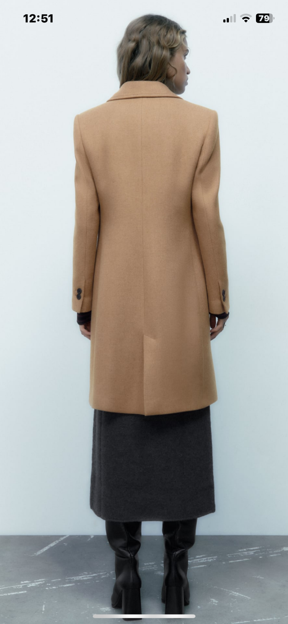Image for Manteau mi-saison en lainage