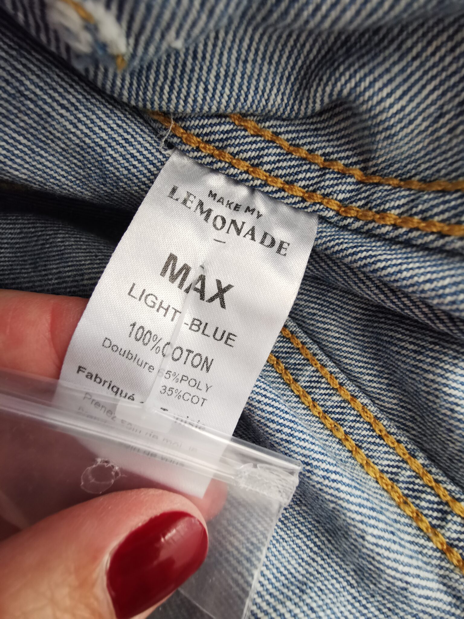Image for Veste en jean
