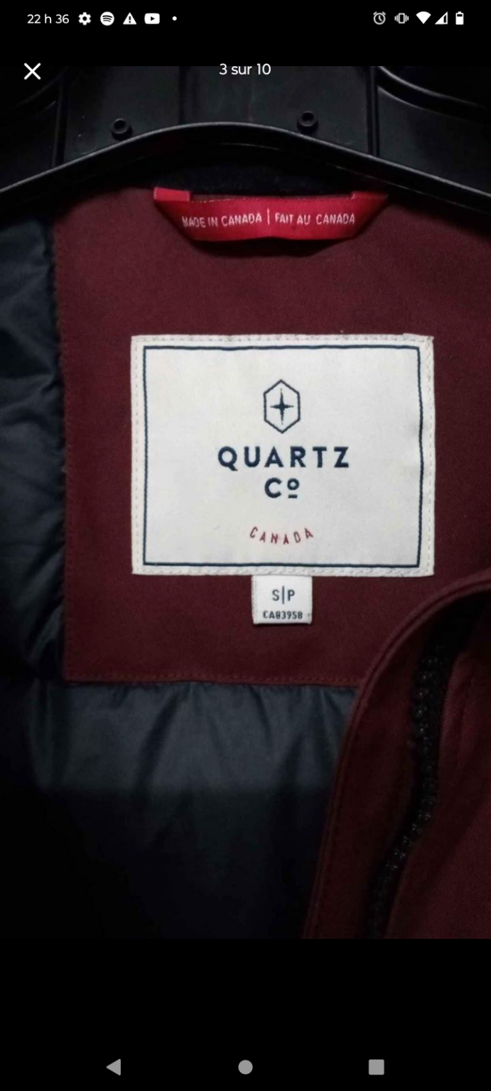 Image for Manteau d'hiver Quartz ultra chaud