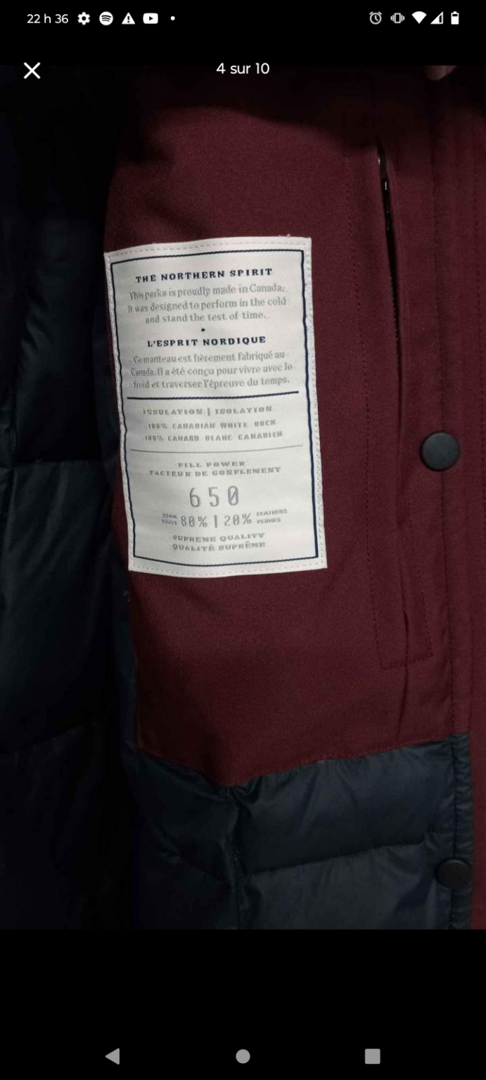 Image for Manteau d'hiver Quartz ultra chaud