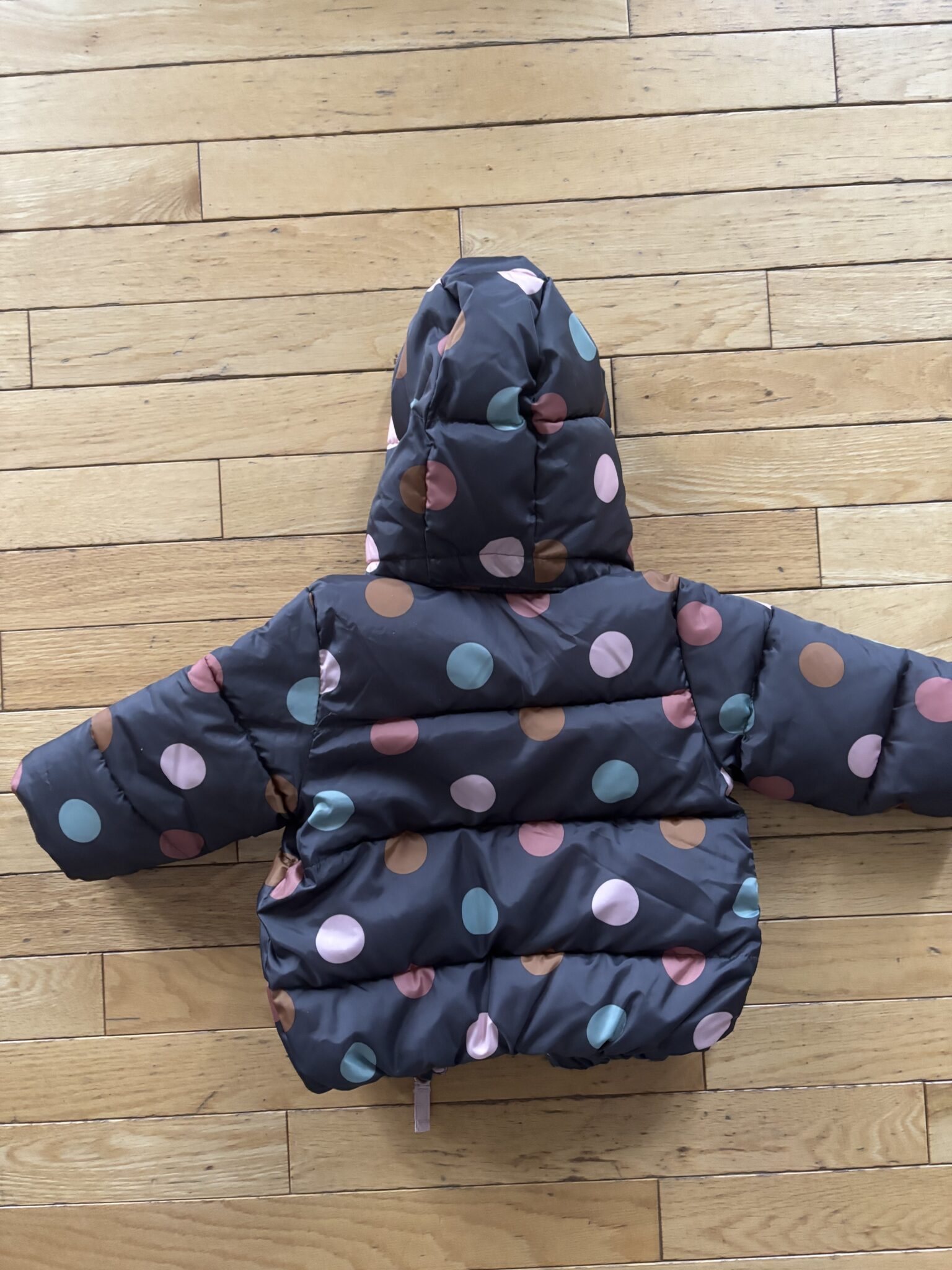 Image for Manteau 6-9 mois à pois