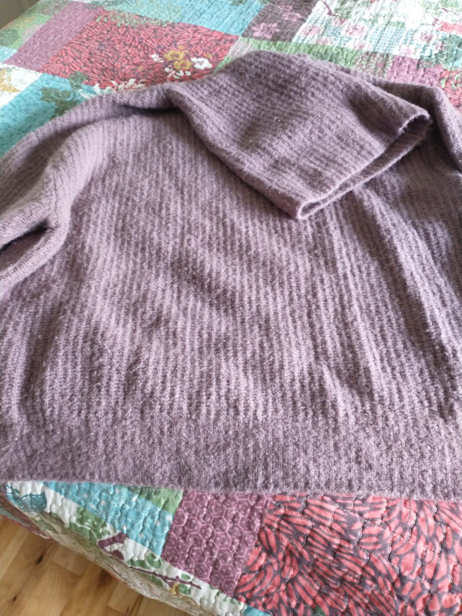 Featured image for Pull oversized mauve Womance