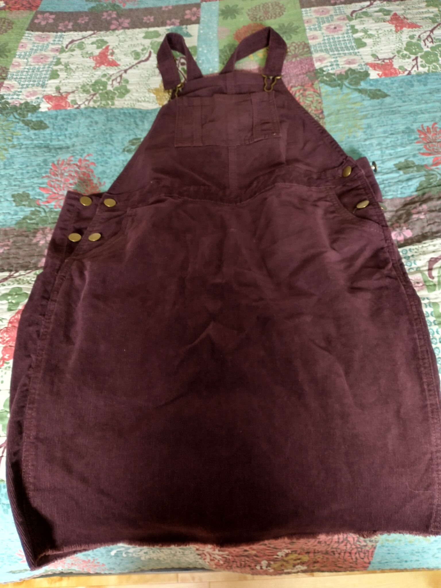 Featured image for Corduroy overalls dress