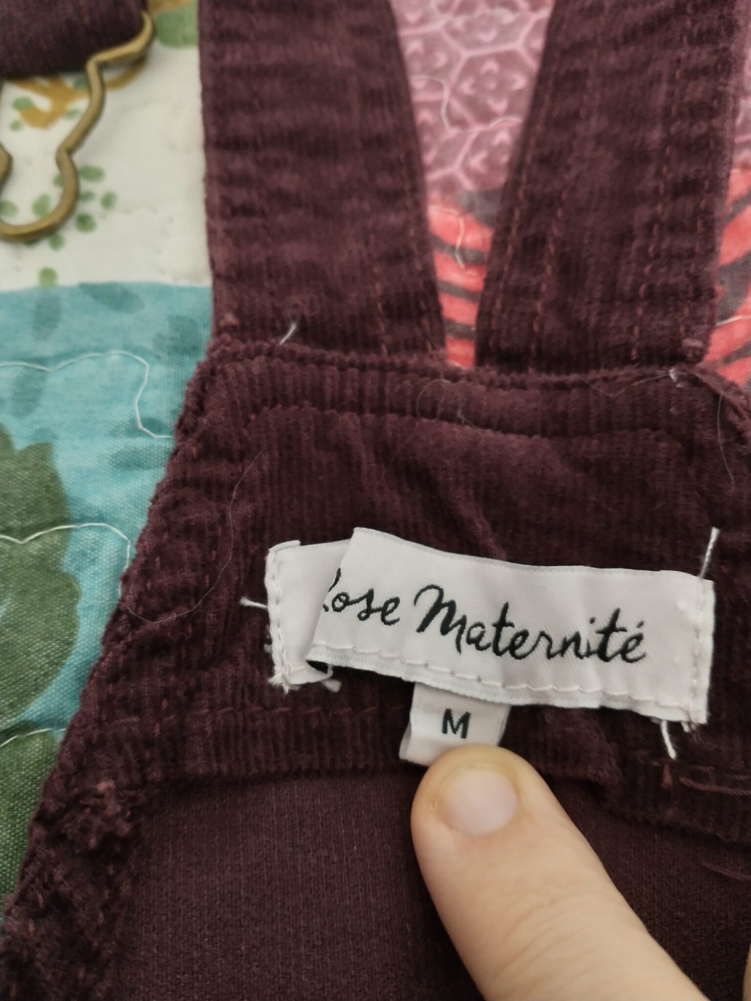 Image for Corduroy overalls dress