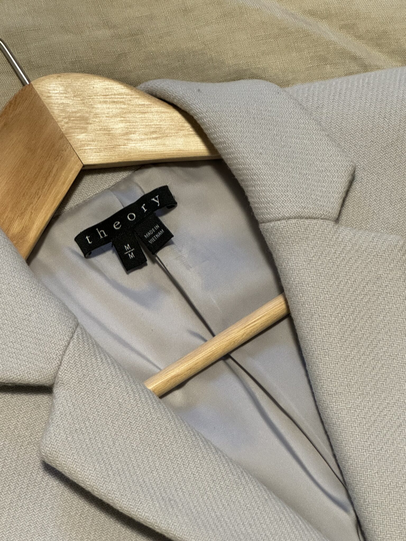 Image for Manteau en laine gris Theory