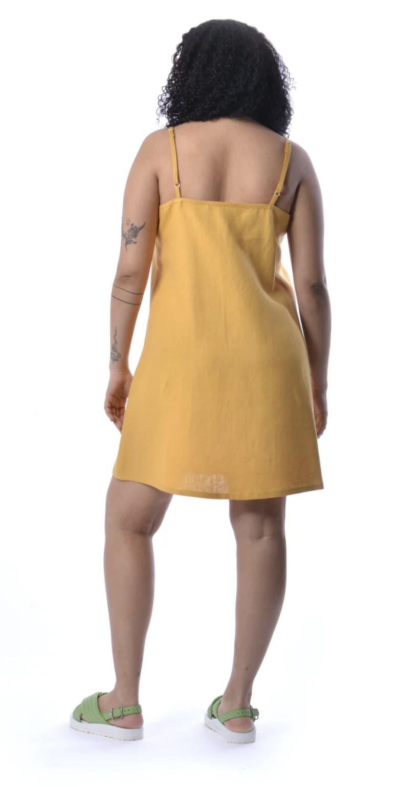Image for Slip dress en lin Eliza Faulkner