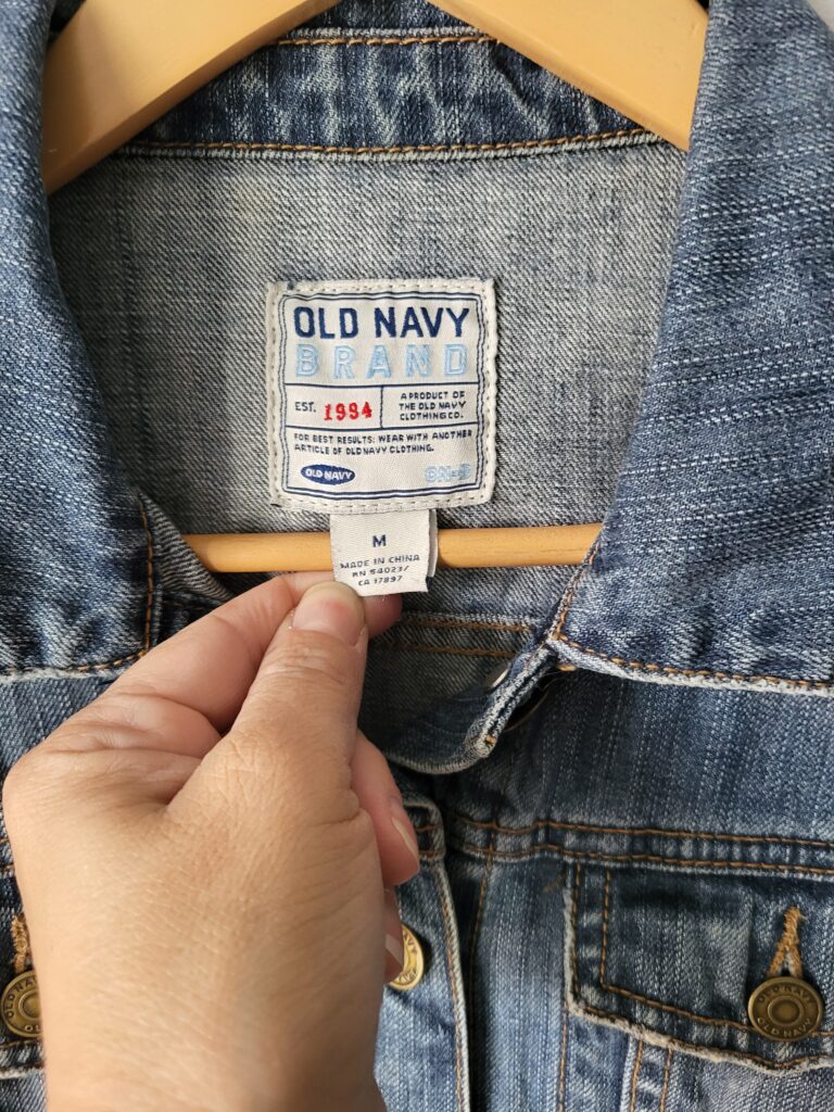 Image for OLD NAVY veste en denim