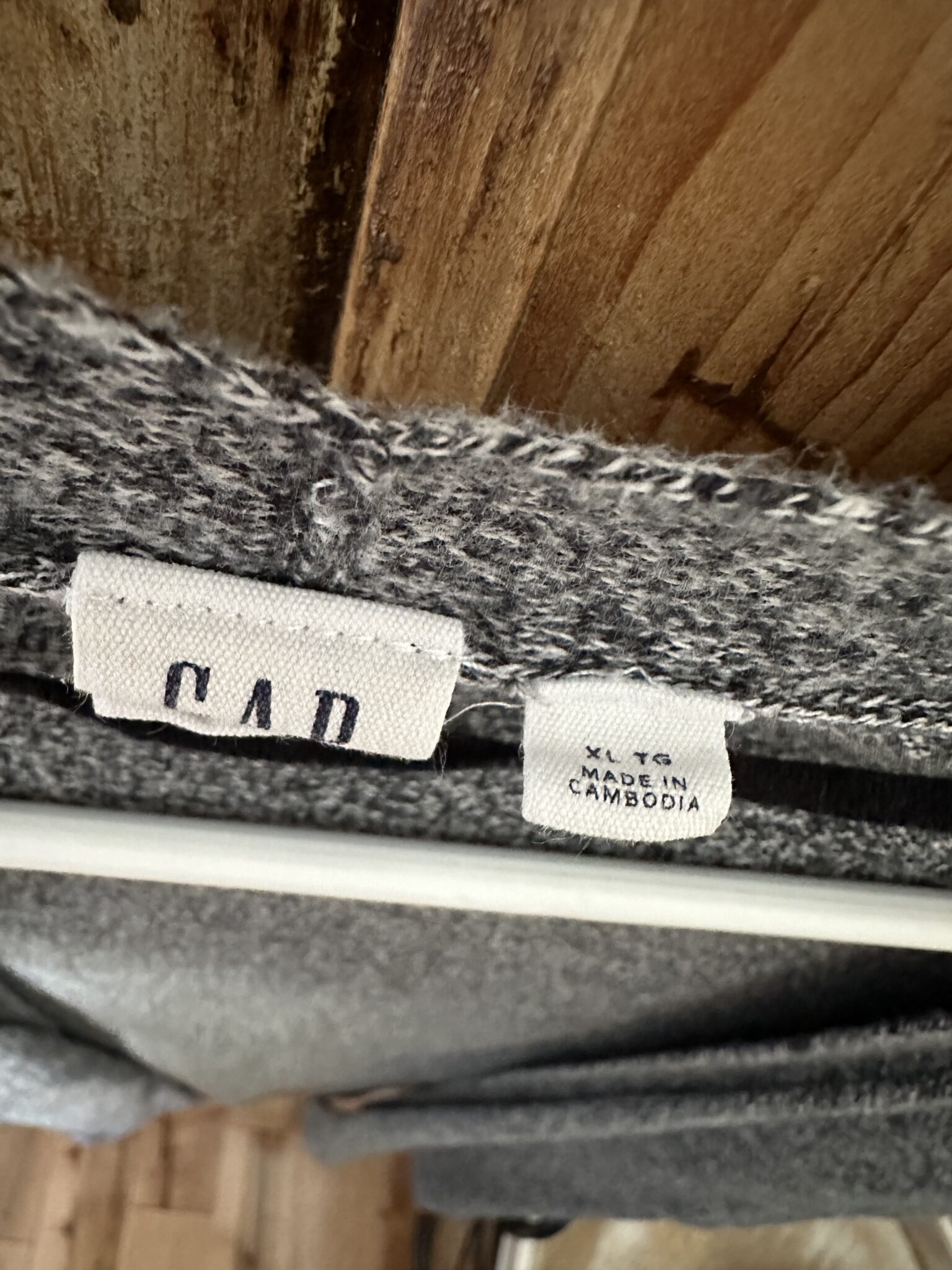 Image for Veste GAP noire et blanche XL