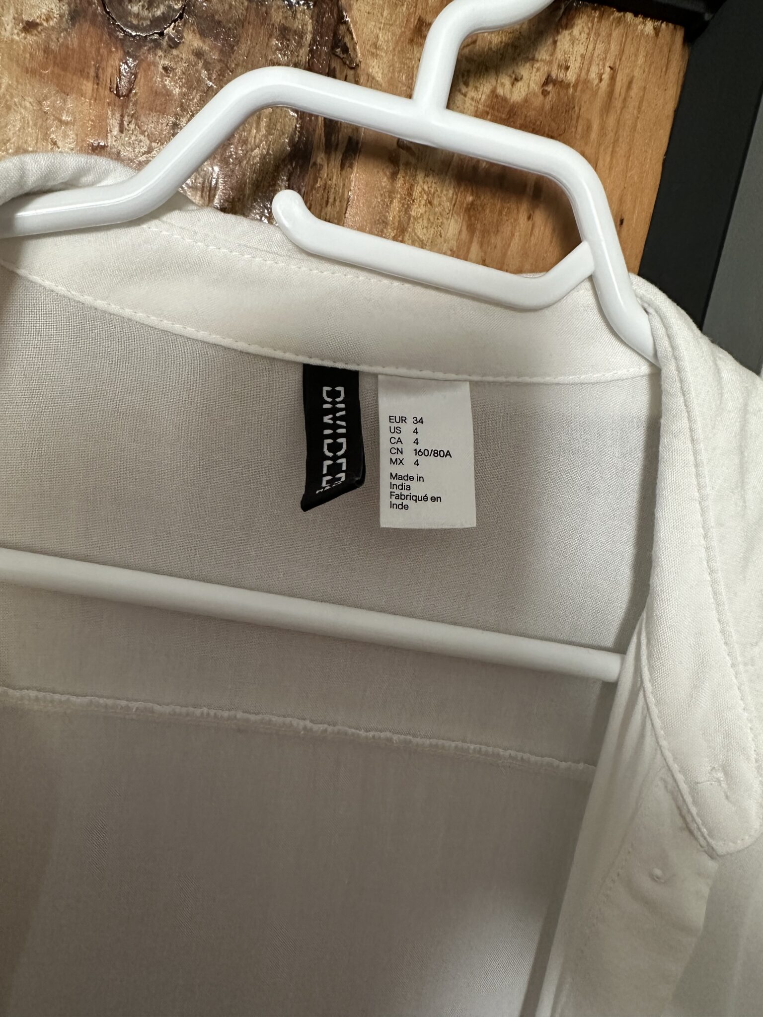 Image for Chemise blanche HM taille small (4)