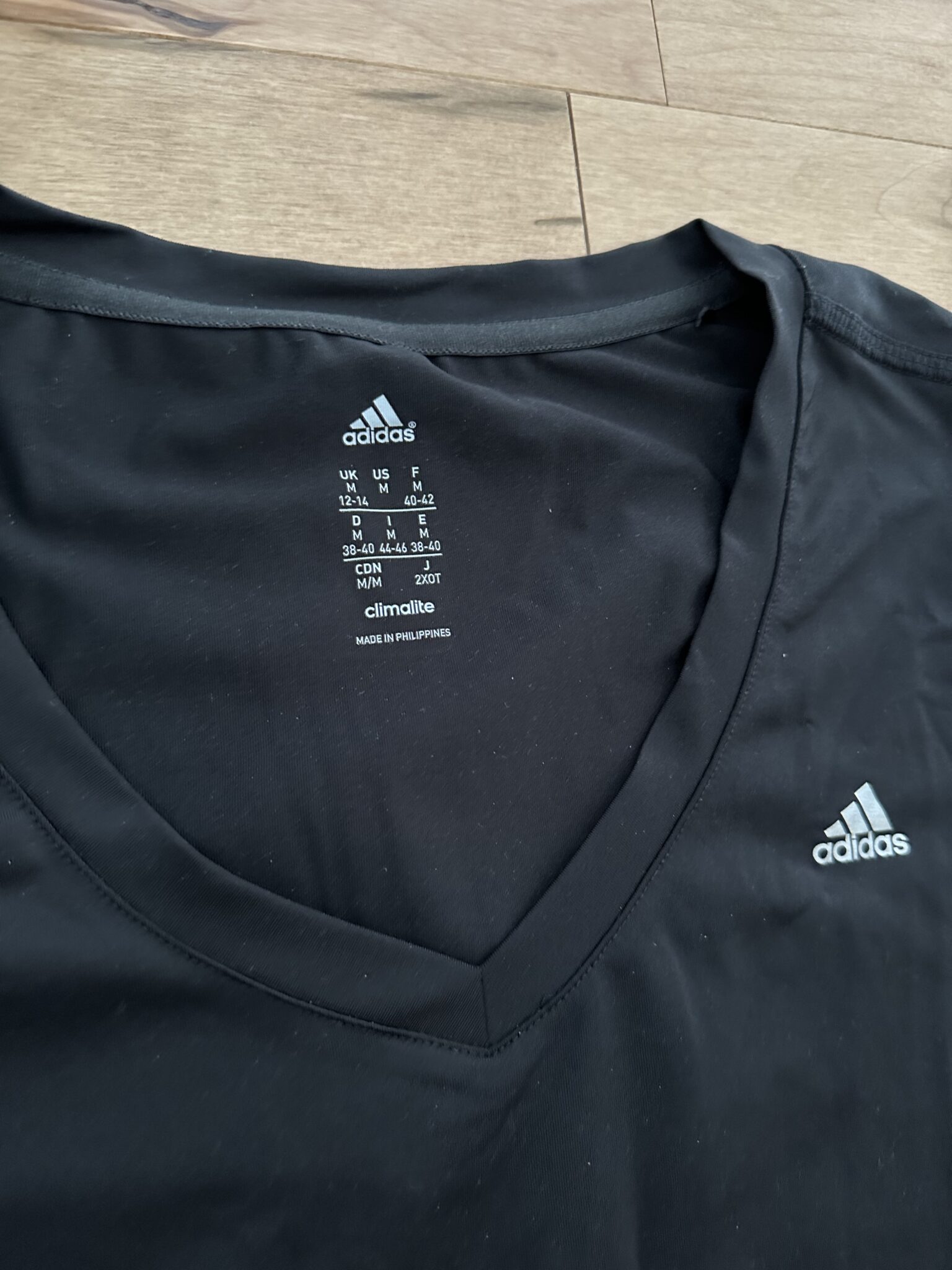 Image for Chandail sport Adidas noir Medium