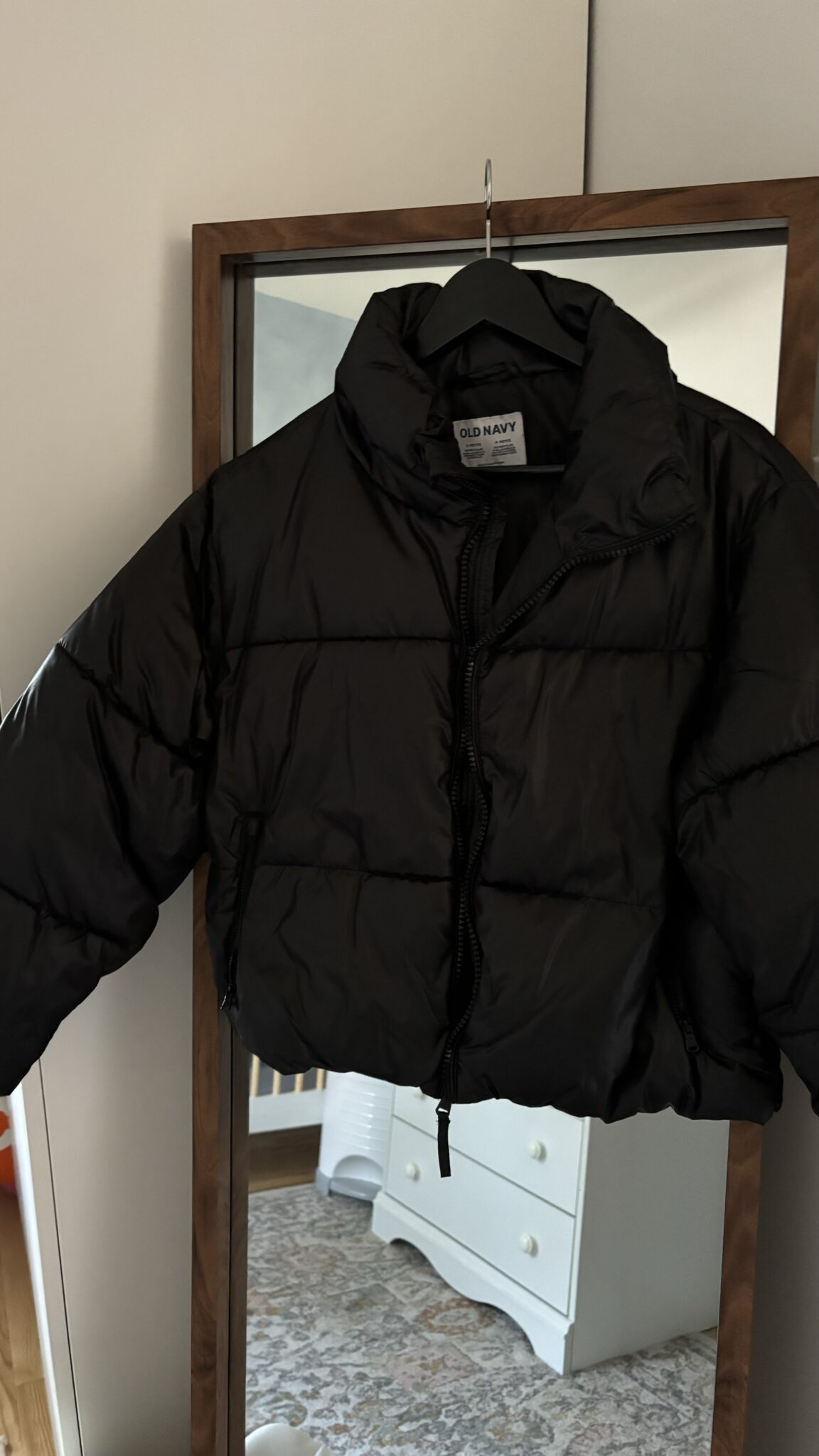 Featured image for Manteau matelassé noir