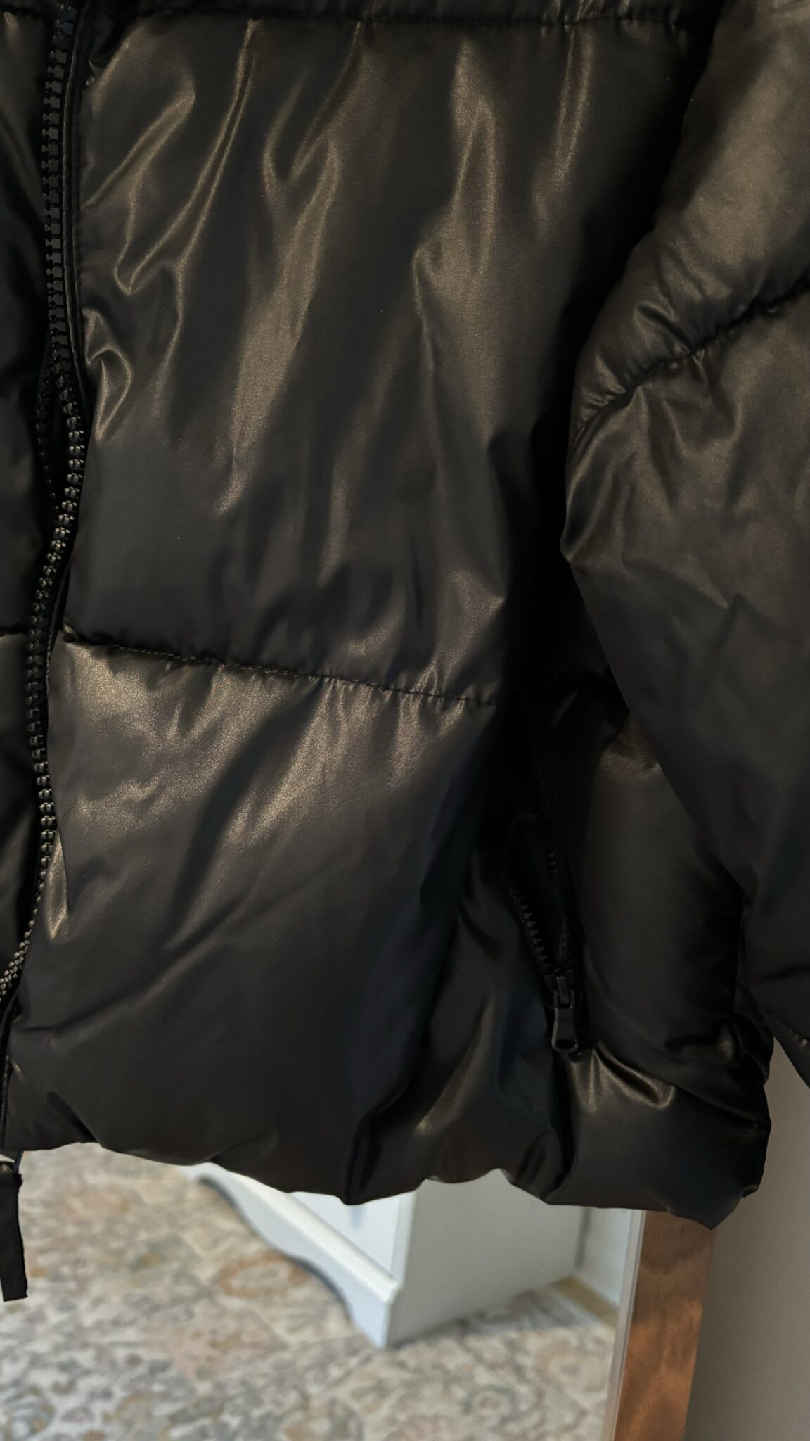 Image for Manteau matelassé noir