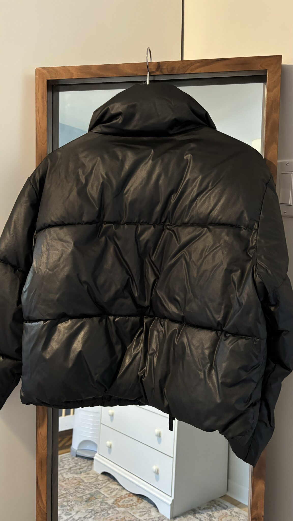 Image for Manteau matelassé noir