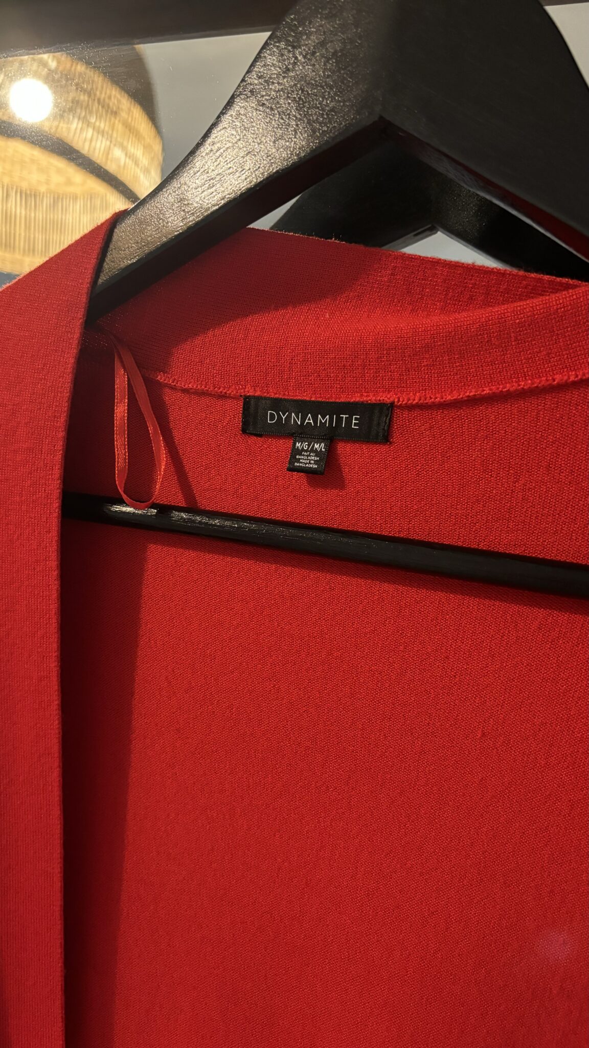 Image for Cardigan rouge Dynamite