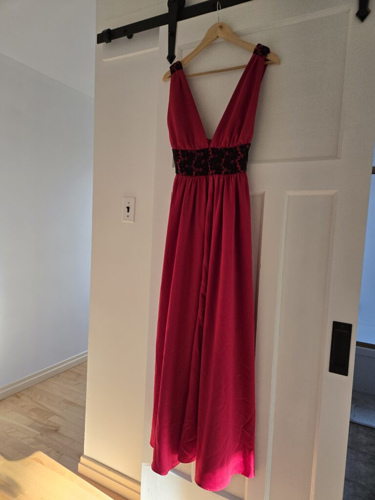 Image for Robe bal framboise