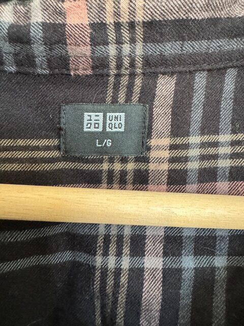 Image for Uniqlo checked shirt