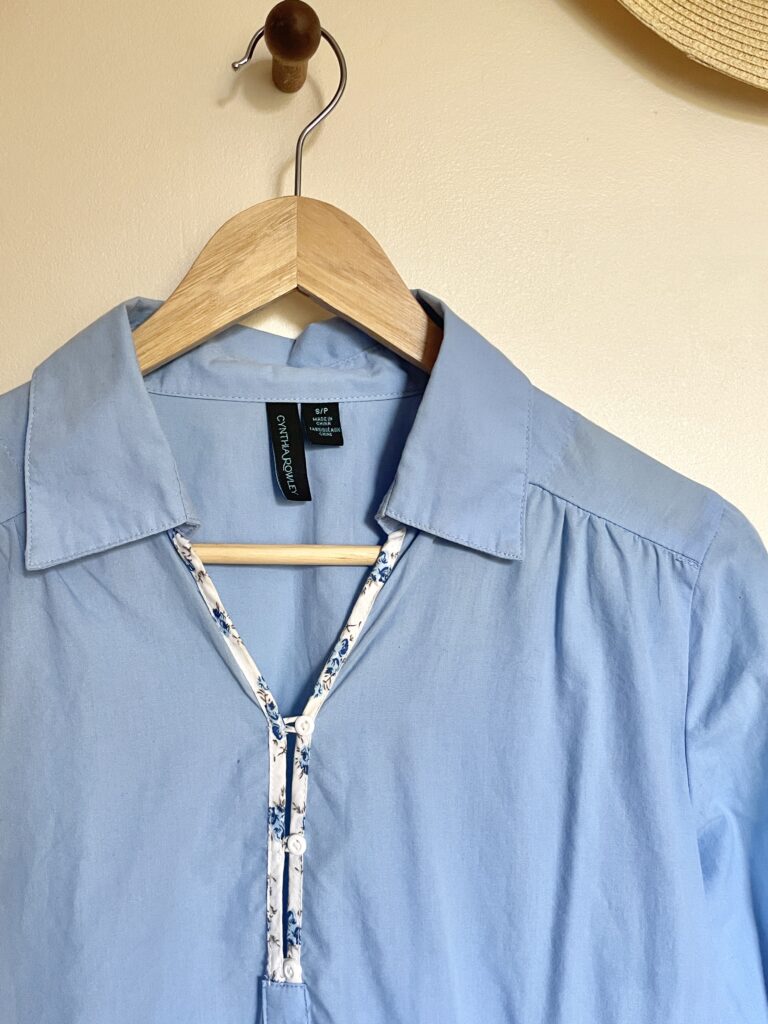 Featured image for Light blue shirt dress