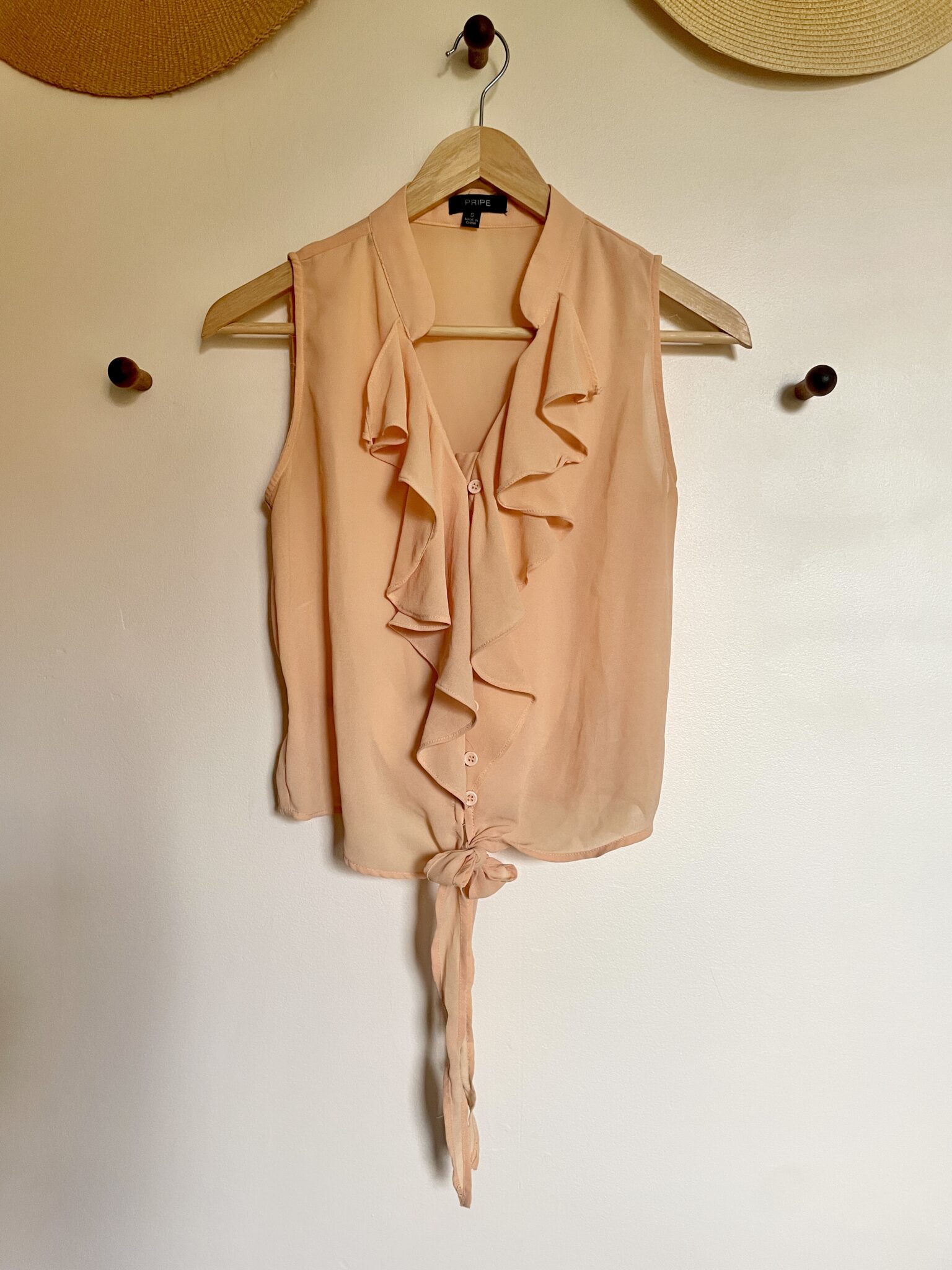 Image for Blouse pêche à volants