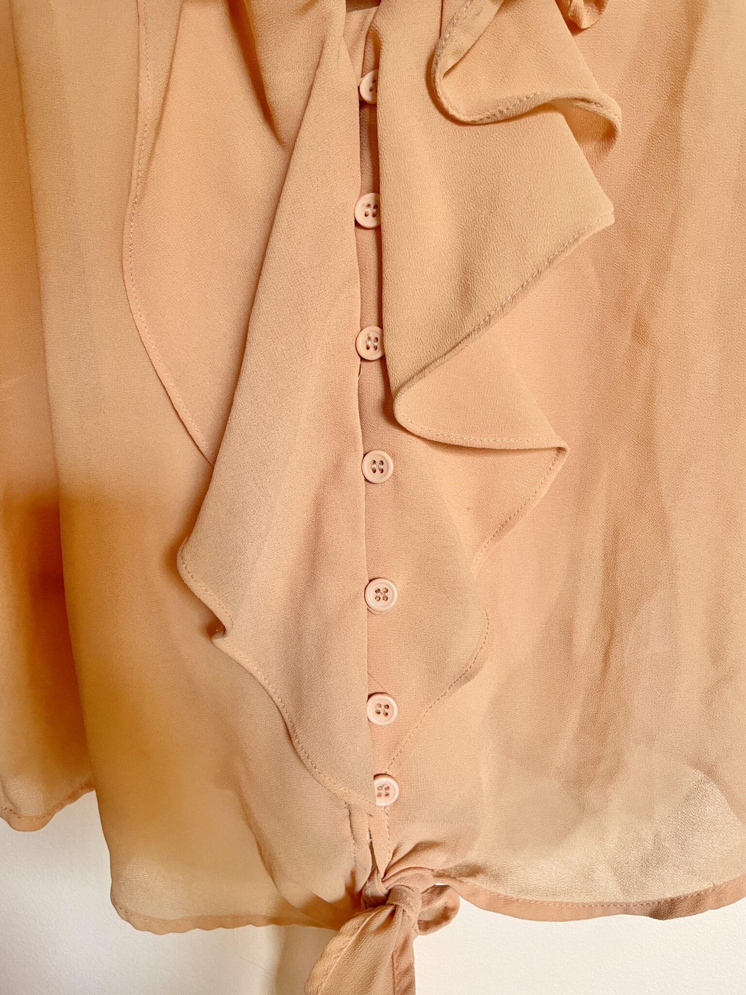 Image for Blouse pêche à volants