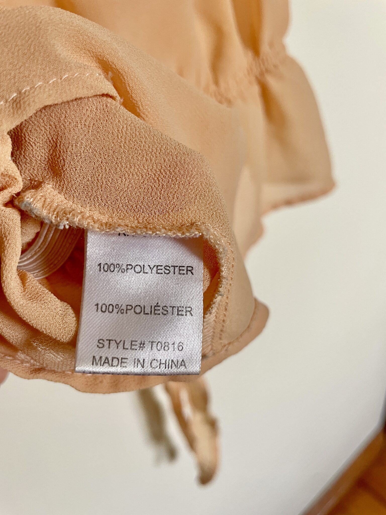 Image for Blouse pêche à volants