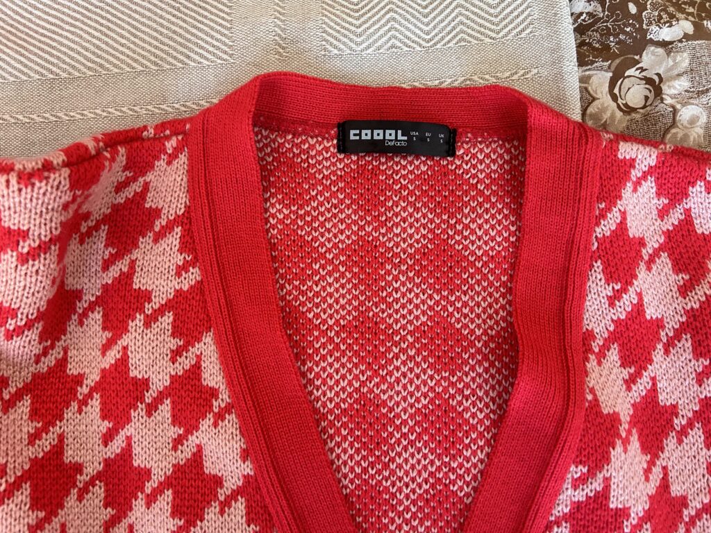 Image for Houndstooth jumper