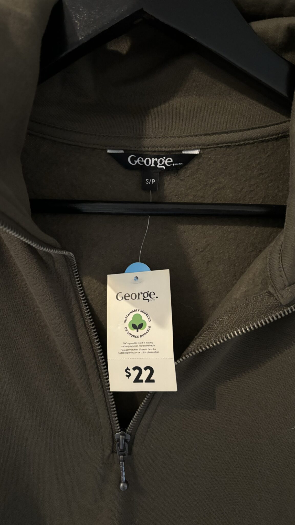 Image for Robe kaki avec zip